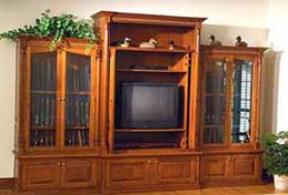 Custom Gun Cabinet and Entertainment Center