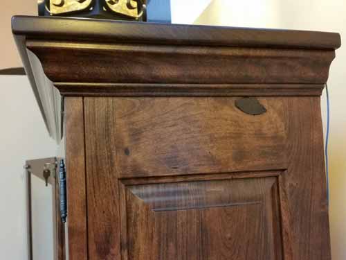 Nichols Beveled Glass Ends Amish Custom Gun Cabinets