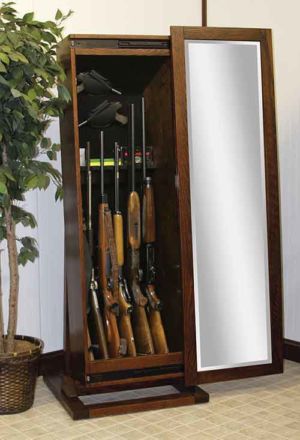 CCW-Amish-Custom-Furniture-1035-300-Shaker-Rifle-Cabinet 1