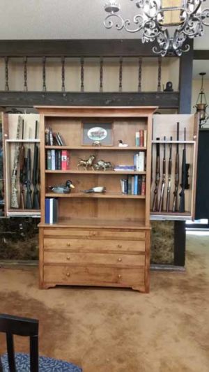 Gurley Double Slide Out Bookcase