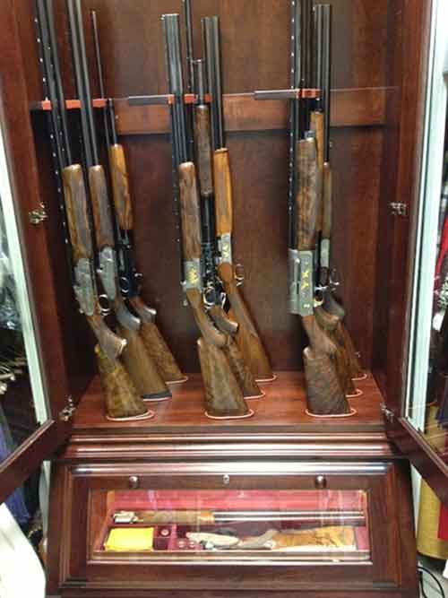 Custom Gun Cabinets Amish Custom Gun Cabinets