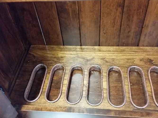 Amish Custom Gun Cabinet With Safe Amish Custom Gun Cabinets