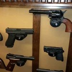 locking pistol display mounts