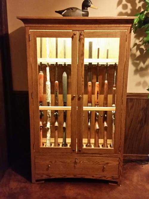 Costa Custom 10 Gun Short Secure Gun Cabinet