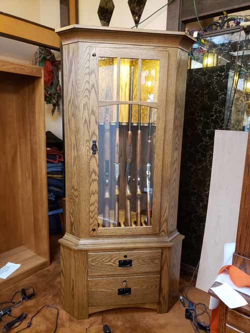 Mulvena 6 Gun Corner Cabinet